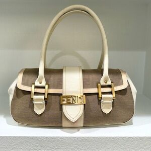 •••SOLD•••Auth Fendi Zucca Brown Monogram Shadow Shoulder Bag